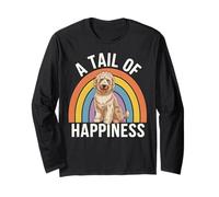 Arc-en-Ciel rétro pour Chien Golden Doodle A Tail of Happiness Manche Longue
