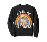 Arc-en-Ciel rétro pour Chien Golden Doodle A Tail of Happiness Sweatshirt