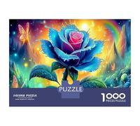 Arc-en-Ciel Rose Fantasy 1000 Pièces Puzzle À ThèmeHiouf Cosmic pour Adultes Moderne Jeu Premium avec Défis Paysagedes QuatreSaisons 70x50cm/1000pcs