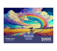 Arc-en-Ciel Spirit 1000 Pièces Puzzle pour Adultes Enfants, Parfait pour Les Amateurs De Puzzles, Cadeau d'anniversaire, Jeux Éduchatif, Qualité Premium 70x50cm/1000pcs