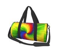 Arc-en-Ciel tie-Dye, Sac de Voyage de Grande capacité, Sac à Main Rond, Sac de Voyage de Sport, fourre-Tout, Sac de Fitness