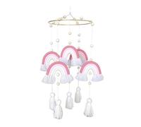 Arc En Ciel Tissage Suspendu, Ornement Nordique, Décor Mural Pour Chambre De Bébé, Hochet, Jouets Mobiles N58c