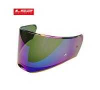 (Arc-en-ciel) Visière supplémentaire pour casque intégral LS2 FF390 Breaker avec trou pour film antibuée