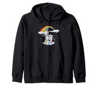 Arc-en-Ciel Zebracorn Fantasy Afrique Animal Licorne Zèbre Sweat à Capuche