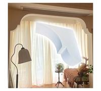 Arc en Plâtre Pré-courbé Kit de support d'arche universel à peindre, pour portes intérieures en plaques de plâtre pré-courbées, motif smiley pour couloirs(Thick 23cm(9.1"),40x36cm(15.7x14.2"))