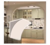 Arc en Plâtre Pré-courbé Moulure de porte en arc arrondi à monter soi-même, mousse EPS imperméable, idéale pour la rénovation de maisons anciennes ou de magasins(30.5x30.5x30.5cm/12x12x12")