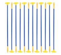 Arc et flèche de jouet, 12 flèches à ventouse, flèches de remplacement 16, 54 pouces long pour enfants, accessoires tir à l'arc pour enfants légers et réutilisables bien équilibrés, bleu
