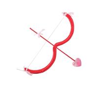 Arc Et Flèches De Cosplay - Ensemble Cupidon En Forme De Cœur En Tissu De 17,72 Pouces, Accessoire De Costume Résistant Aux Déchirures, Accessoire De Photographie D'événement De Fête Pour Les Vacances