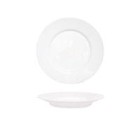 ARC Lot de 6 Assiettes Creuses Everyday, Opale, Blanc, 22 cm, Verre