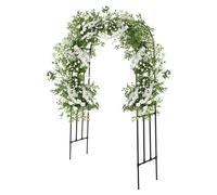 Arc métallique, plante grimpante arc rack, haute stabilité jardin arc