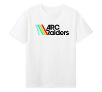 ARC Raiders Logo T-shirt 2025 Hot Game col rond à manches courtes en coton pour homme et femme, blanc, M