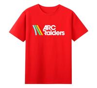 ARC Raiders Logo T-shirt 2025 Hot Game col rond à manches courtes en coton pour homme et femme, Rouge, XXL