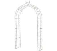 Arc Rose,Métal Galvanisé à Chaud 140x40x252cm Robuste Jardin Décoration Tuteur