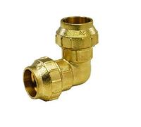 Arc Série laiton - coude double écrou extérieur 20 x 20