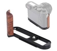 Arca-Swiss Support de poignée en forme de L avec poignée latérale en bois véritable pour appareil photo Leica Q3/Q3 43/Q3 Monochrome/Q2, plaque de dégagement rapide Arca-Swiss, accès complet à la