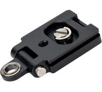 Arca Swiss Universal Quick Release Plate 40mm with 1/4" Screw and Adjustable Neck Strap - Connecting Eye for Ball Head Tripod
