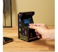 MISTER GADGET - MG3314 Mini Borne d'Arcade - 240 Jeux Classiques Rétro - Gadget Ludique pour Intérieur - Matériau Plastique Facile à Entretenir - Dimensions 15.8 x 8.5 x 9 cm - Couleur Noir