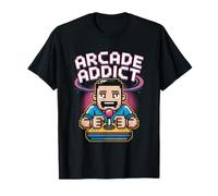 Arcade Addict Pop Culture Jeu vidéo rétro T-Shirt