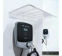 Arcade Auvent pour porte d'entrée en polycarbonate pour fenêtres et portes 40 x 40 cm 40 x 50 cm 50 x 80 cm Invisible sans support Transparent 50 x 210 cm (20 x 83 PU)