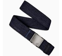 Arcade Belts Ceinture élastique Atlas A2, bleu marine, largeur 1,5« | Ceinture en polyester recyclé avec boucle en plastique en 3 parties