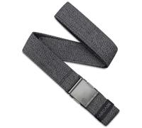 Arcade Belts Ceinture élastique Atlas A2, noir chiné, largeur 1,5« | Ceinture en polyester recyclé avec boucle en plastique 3 pièces | Micro-ajustable pour un ajustement personnalisé jusqu'à 40 »