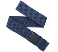 Arcade Ceinture Momentum Belts, sangle élastique Repreve, boucle de voyage non métallique, bleu marine, Standard (Up to 40"); 1.5" Wide