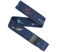Arcade Ceintures d'aventure unisexe A2 : extensible, boucle sans métal, Standard (Up to 40"); 1.5" Wide