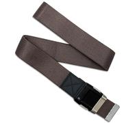 Arcade Ceintures de mouvement pour homme et femme - Micro clic réglable, ceinture extensible légère, ceinture décontractée unisexe, Marron/nickel, Standard; Up to 40 inches
