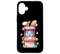 Arcade Gaming Gamer Jeu vidéo Classique Rétro Lapin de Pâques Coque pour iPhone 16 Plus