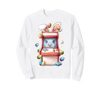 Arcade Gaming Gamer Jeu vidéo Classique Rétro Lapin de Pâques Sweatshirt