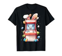 Arcade Gaming Gamer Jeu vidéo Classique Rétro Lapin de Pâques T-Shirt