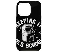 Arcade Keeping It Old School Gaming, Jeu rétro Coque pour iPhone 13 Pro