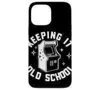 Arcade Keeping It Old School Gaming, Jeu rétro Coque pour iPhone 13 Pro Max