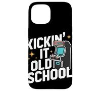 Arcade Kickin It Old School Arcade Machine rétro Gaming Coque pour iPhone 15