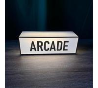 Arcade RVB LED Néon Lightbox avec télécommande Wall Mountable Pulsing Studio Signe d'avertissement Lumières éclairées Signe pour cinéma Bibliothèques Cafés Maison Décor mural Alimenté USB