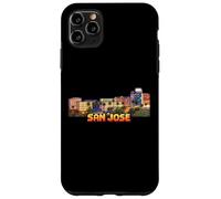 Arcade vidéo rétro 8 Bits San Jose Gamer Style Gaming des années 80 Coque pour iPhone 11 Pro Max