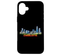 Arcade vidéo rétro Charlotte 8-Bit Gamer Style Gaming des années 80 Coque pour iPhone 16 Plus