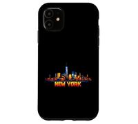 Arcade vidéo rétro New York 8 Bits, Style Gamer Gaming, années 80 Coque pour iPhone 11