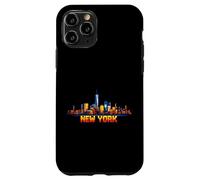 Arcade vidéo rétro New York 8 Bits, Style Gamer Gaming, années 80 Coque pour iPhone 11 Pro