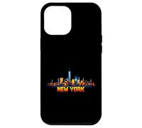 Arcade vidéo rétro New York 8 Bits, Style Gamer Gaming, années 80 Coque pour iPhone 12 Pro Max
