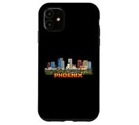 Arcade vidéo rétro Phoenix 8-Bit Gamer Style Gaming des années 80 Coque pour iPhone 11