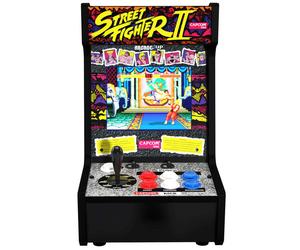 Arcade1Up Borne d’arcade Street Fighter Countercade avec écran LCD 8" et 5 jeux inclus