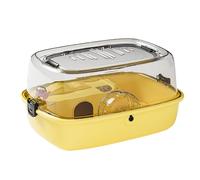 arcadee Habitat Hamster - Maison de hamster amusante portable | Maison interactive pour hamster | Maison de transport pour hamster pour aller à la maison en voyage | Hamster à la maison avec roue