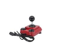 ArcadeR 9 pin standard Joystick kompatibel zu Atari, Commodore, Sega etc., Farbe:Dunkelrot