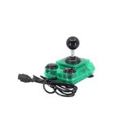 ArcadeR 9 pin standard Joystick kompatibel zu Atari, Commodore, Sega etc., Farbe:Transparent grün