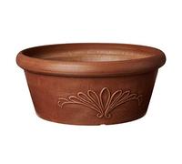 Arcadia Garden Products PSW TA30TC Poêle à Bulles, 30,5 x 12,7 cm, Couleur Terre Cuite, en faïence et Bois de Pierre, 30,5 x 12,7 cm