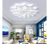 Arcadia Luminaire Plafonnier LED Moderne avec Lumière Chaude et Froide Dimmable avec Télécommande et App - Lustre Chambre Salon Cuisine Chambre Enfant Séjour - 11000LM 148W 100cm - Modèle Atena