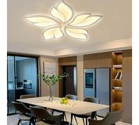 Arcadia Luminaire Plafonnier LED Moderne avec Lumière Chaude et Froide Dimmable avec Télécommande et App - Lustre Chambre Salon Cuisine Chambre Enfant Séjour - 4600LM 62W 55cm - Modèle Hypnos