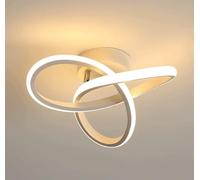 Arcadia Luminaire Plafonnier LED Moderne en Forme de Fleur avec Lumière Blanc Naturel - Lustre Chambre Salon Salle de Bain Cuisine Couloir - 4500K 2000 Lumens 20W 24 cm - Modèle Aura
