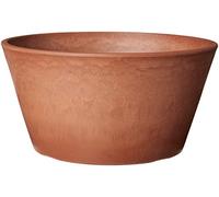 Arcadia PSW Sleek Pot à bulbes 25,4 x 12,7 cm, Couleur Terre Cuite, Plastique recyclé/Pierre/Bois